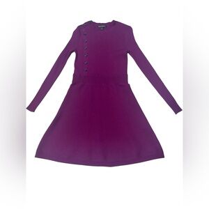 Banana Republic Stylish Purple Sweater Dress